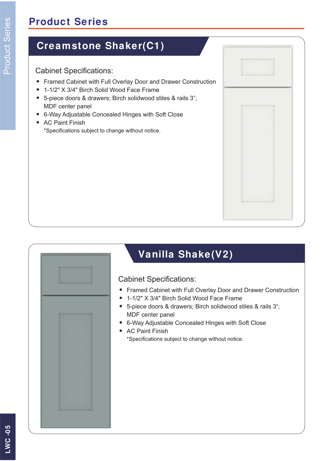 A&J Cabinet Catalog page 6