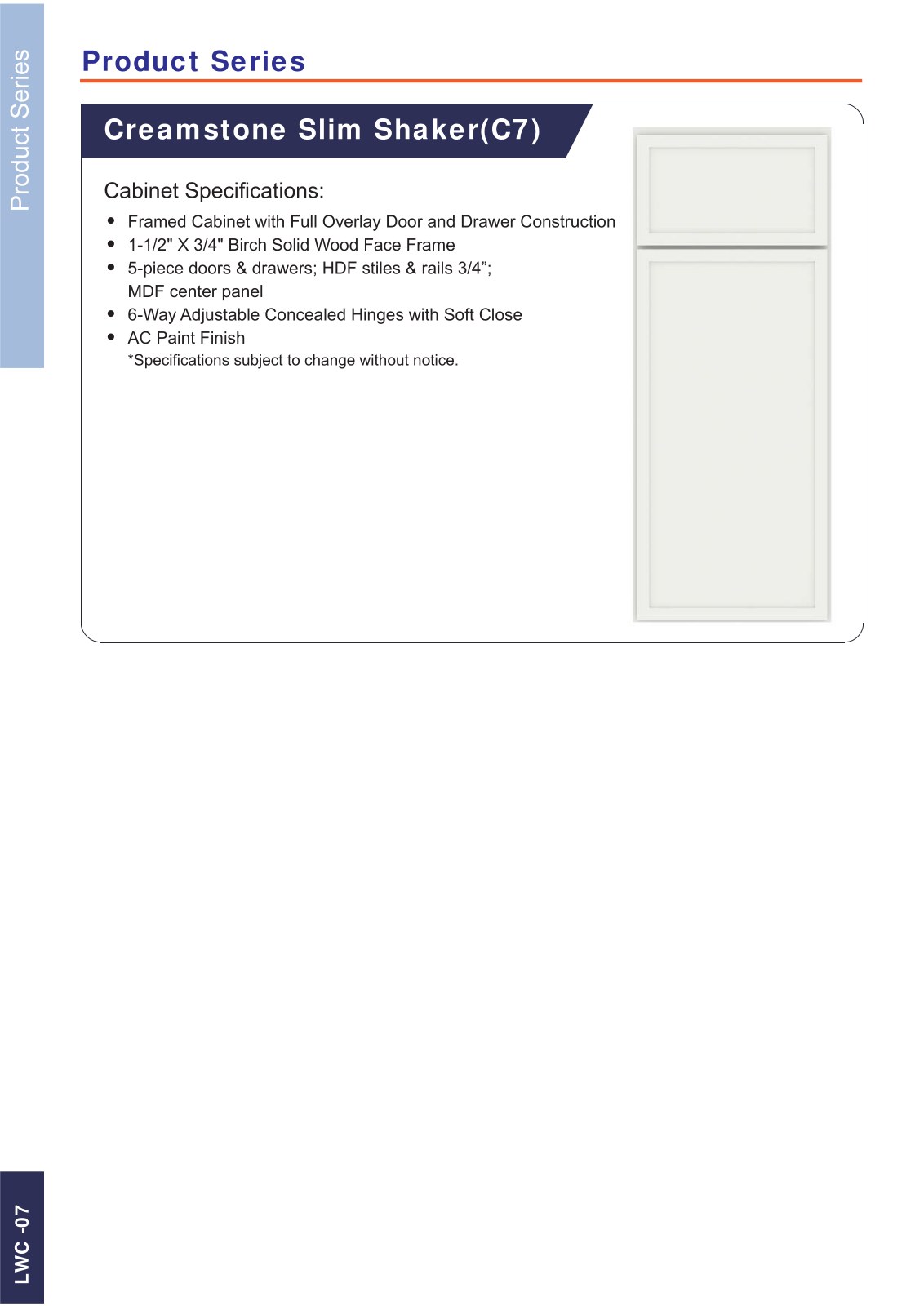 A&J Cabinet Catalog page 8