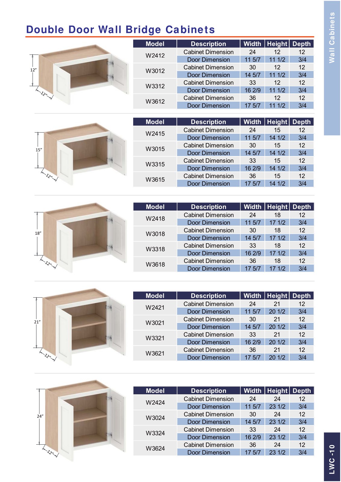 A&J Cabinet Catalog page 11