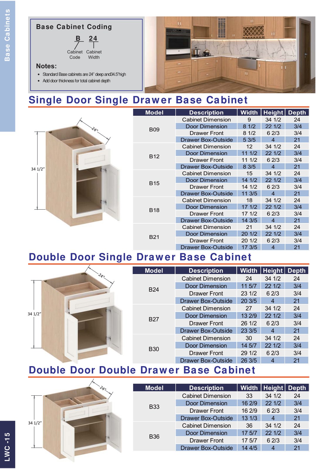 A&J Cabinet Catalog page 16