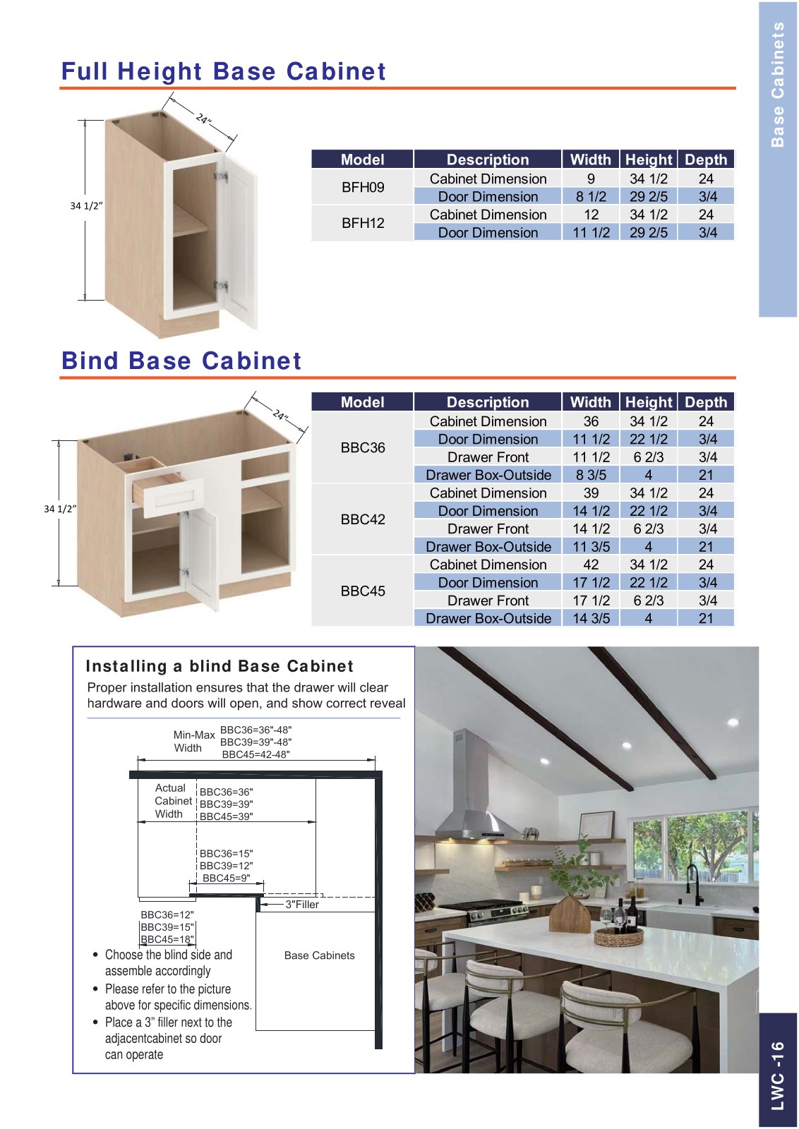 A&J Cabinet Catalog page 17